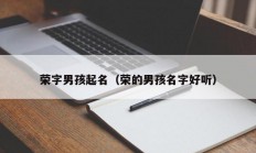 荣字男孩起名（荣的男孩名字好听）