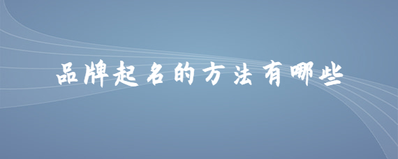 品牌鉴定起名(品牌鉴定机构收费标准)